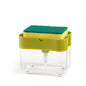 DISH/DISHWARE SOAP DISPENSER - with abrasive sponge