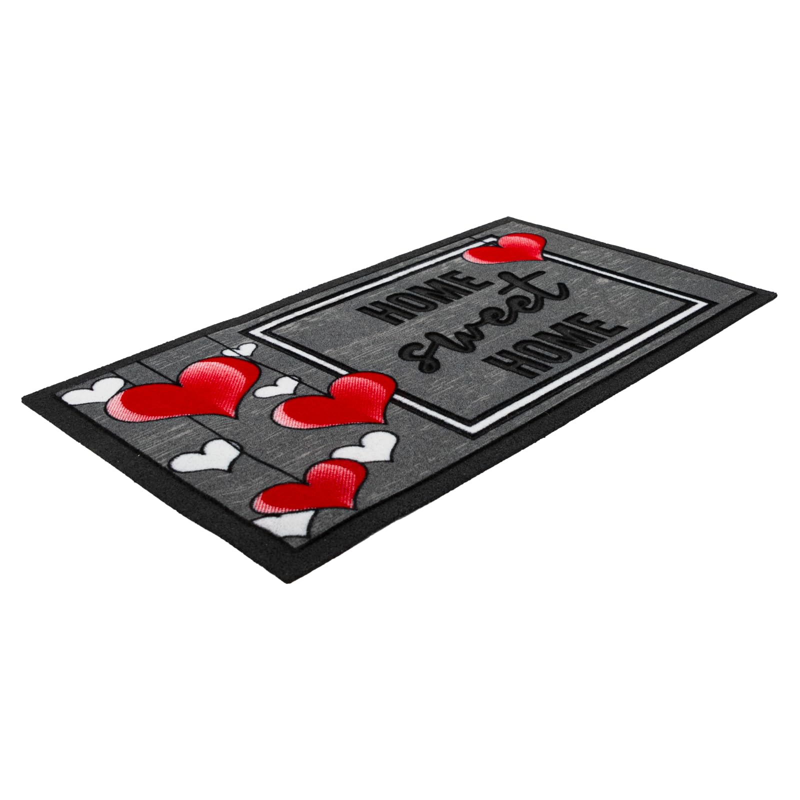 Zerbino da Interno in Gomma Riciclata, Tappeto Antiscivolo, Robusto e Resistente, Elevata Capacità di Assorbenza, Spessore di 6 mm, Dimensione 40 x 70 cm