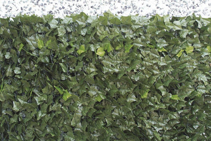 FercasaShop® Artificial Ivy Hedge, 1x3 meters, Dark Green, Privacy Screen for Balcony and Garden