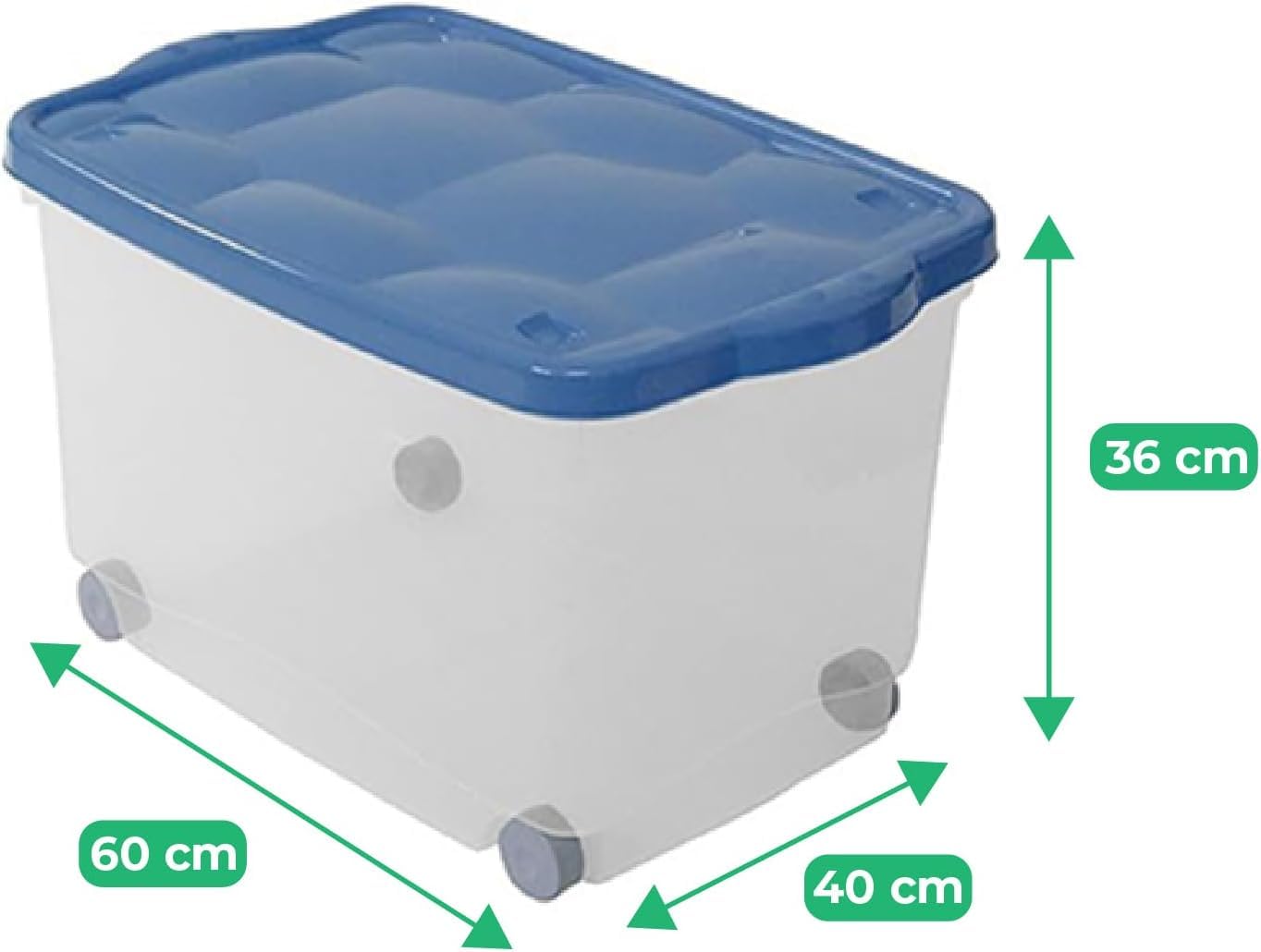 Contenitore Storage Box 60X40X36 Colori Assortiti