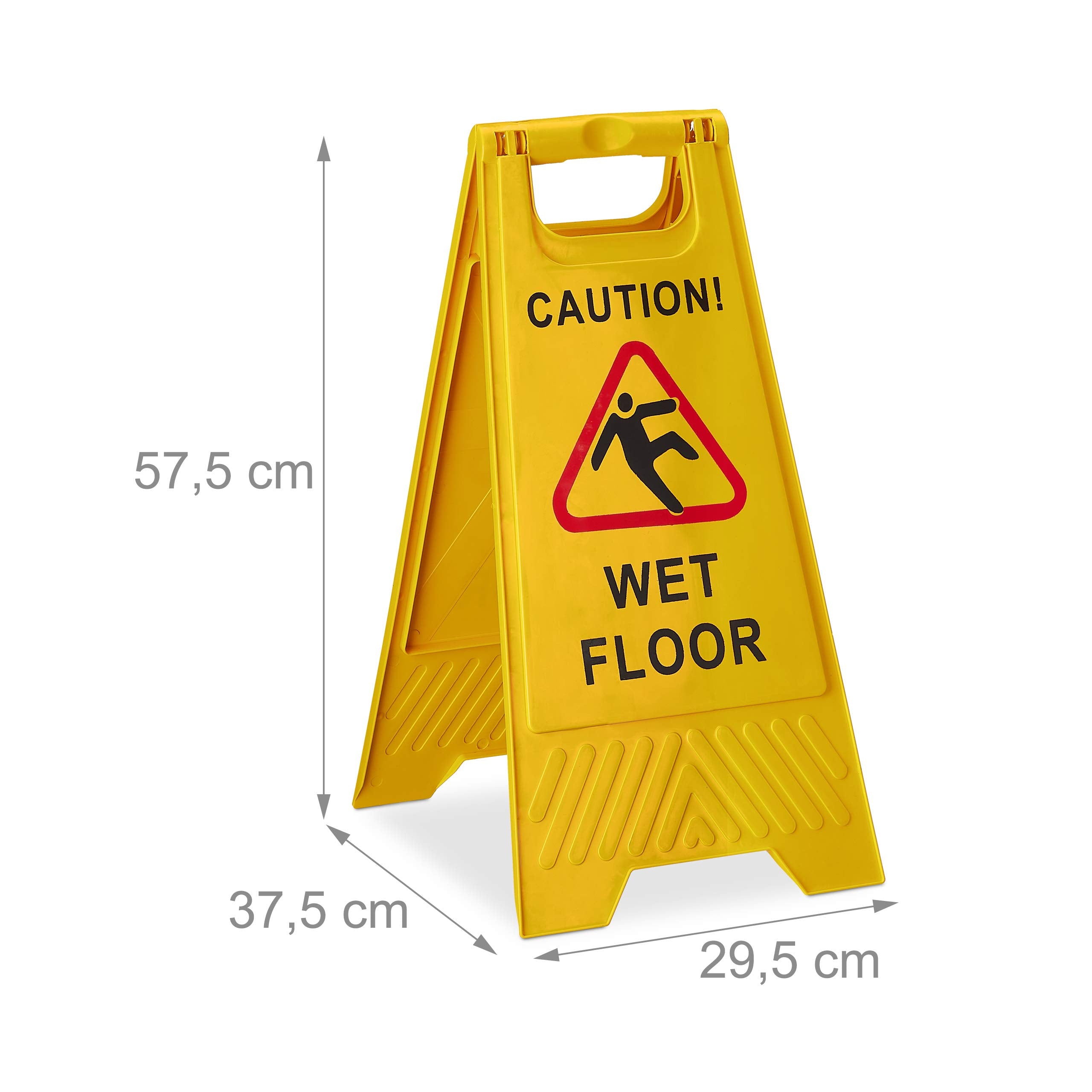 Cartello Pavimento Bagnato Wet Floor Giallo Segnale di Pericolo