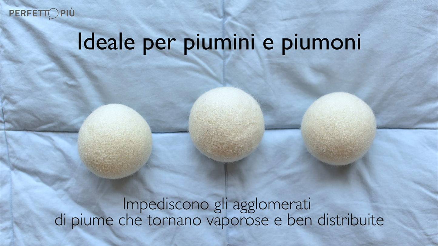 Perfect Plus Bwool Dryer Ball, 100% New Zealand Wool, Multicoloured, 7x7x7 cm