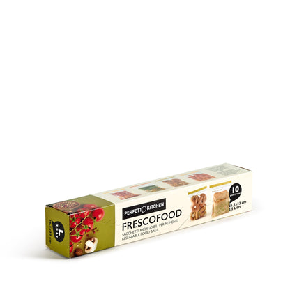 Sacchetti Richiudibili Frigo Freezer 25,5x33cm - Frescofood 10 Pezzi L