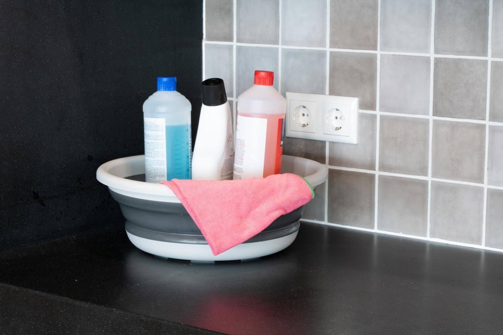 Edco Italia SRL Round Folding Silicone Basin, 38cm, Multicolor, Uni