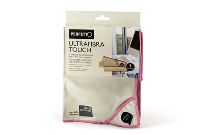 Touch Panno Microfibra, Tessuto, Ghiaccio, 35.0x35.0x0.5 cm