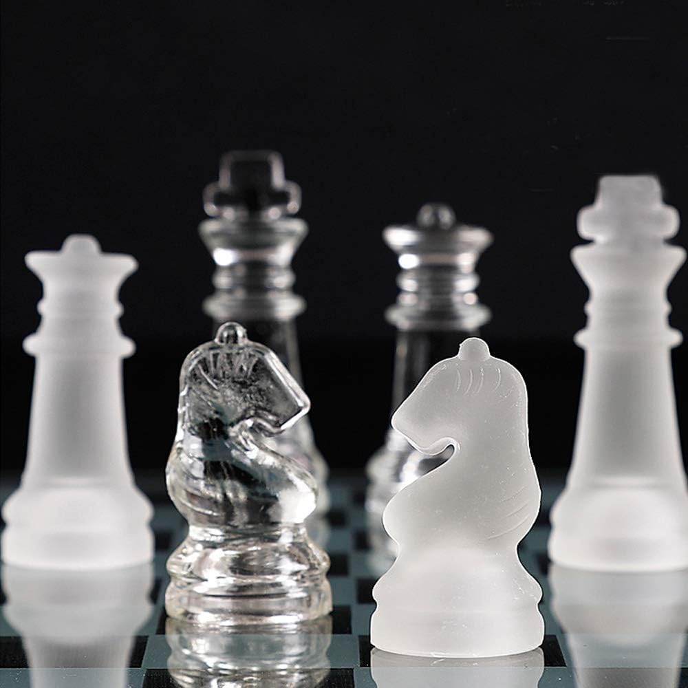 Handcrafted Crystal Glass Chess Set