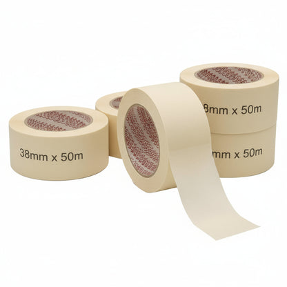 Nastro Carta Gommata 50mm x 50m - Nastro Mascheratura per Verniciatura e Pittura