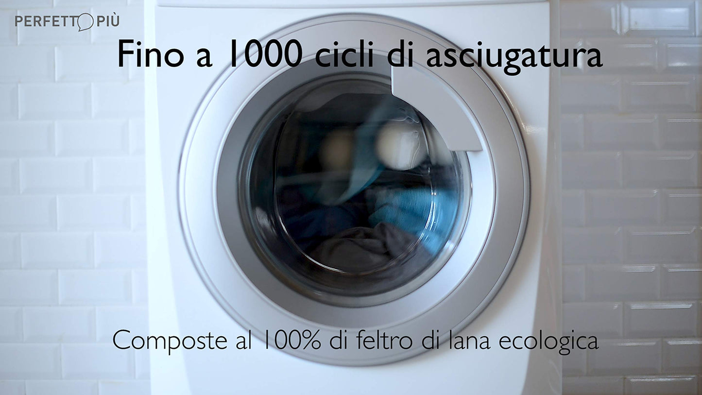 Perfect Plus Bwool Dryer Ball, 100% New Zealand Wool, Multicoloured, 7x7x7 cm