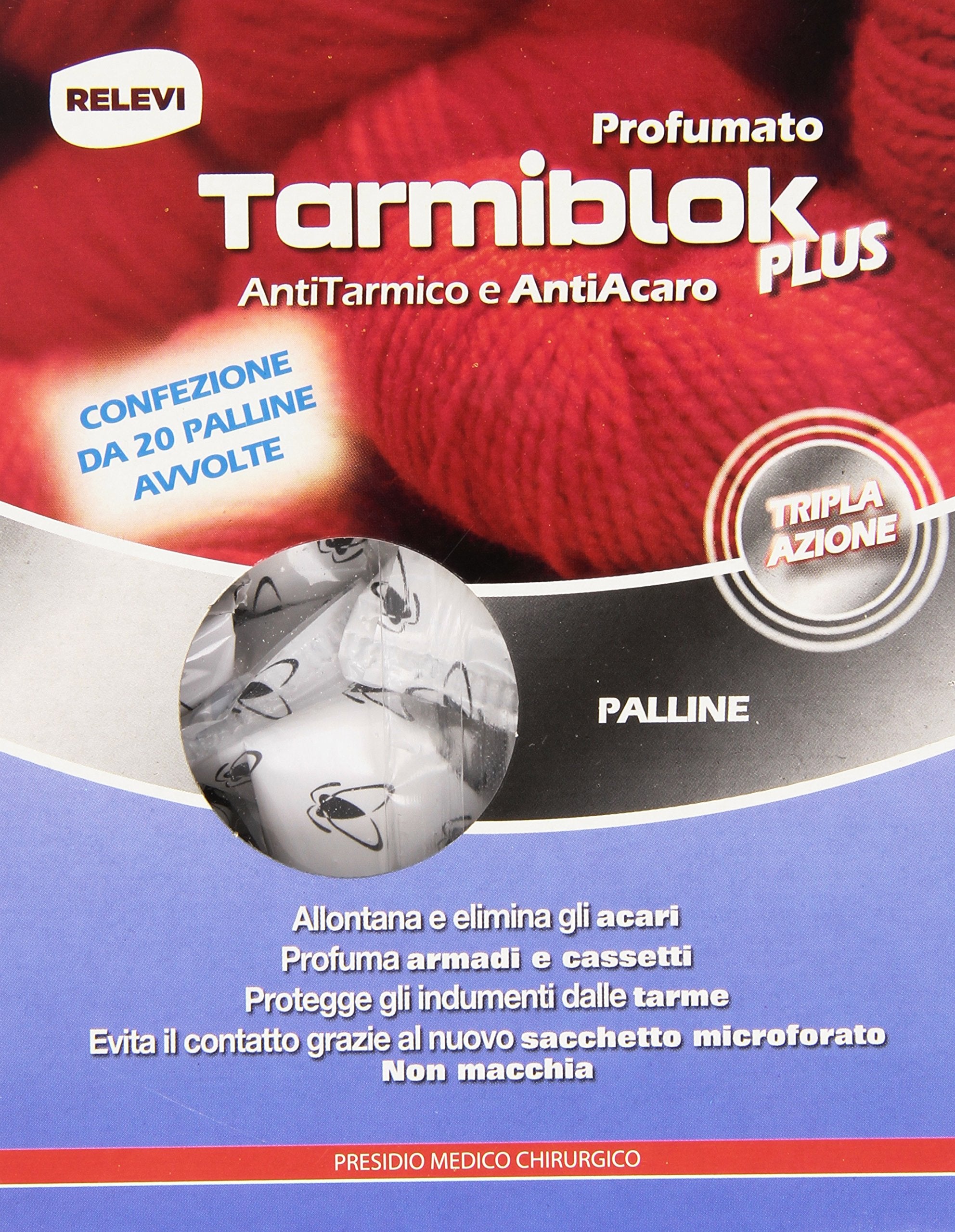 Antitarmico Antiacaro 20 Palline Profumate Armadio Cassetti