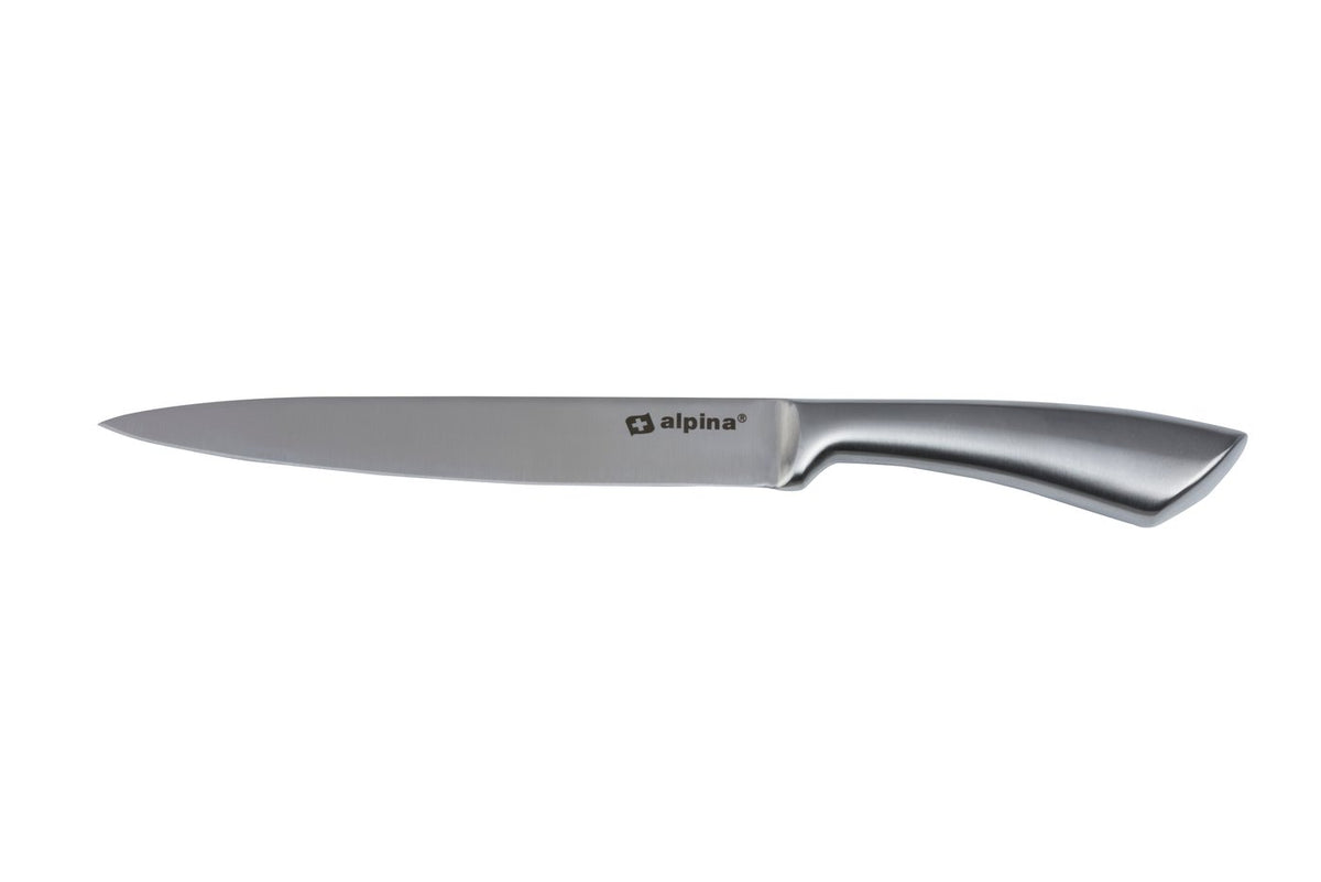 Coltelli Professionali Alpina in Acciaio Inossidabile: Mannaia, Coltello da Carne e Set 2 Pezzi