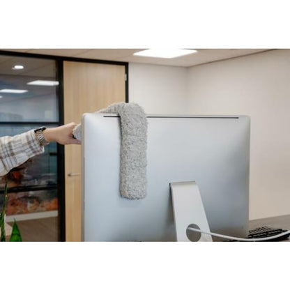 Piumino Microfibra per Radiatori - Spazzola Duster 75x7 cm, Pratica Pulizia aree Difficili