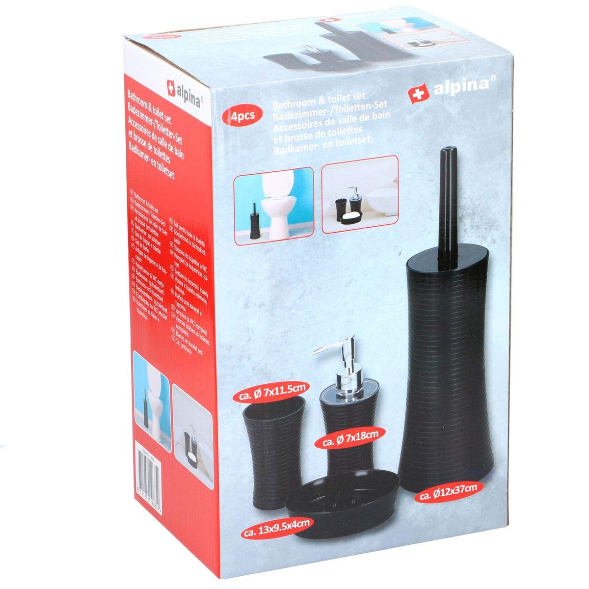 alpina - 4-Piece Bathroom Set