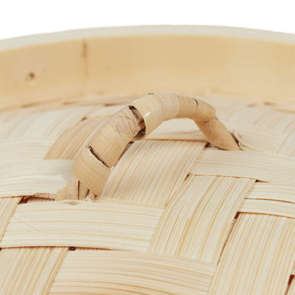 Cuiseur vapeur chinois en bambou avec 3 paniers, 13,5 cm - Cuisson vapeur traditionnelle