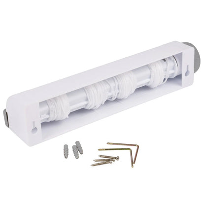 Stendibiancheria da Parete Estensibile 14 Metri - Stendino Retrattile Salvaspazio Automatico