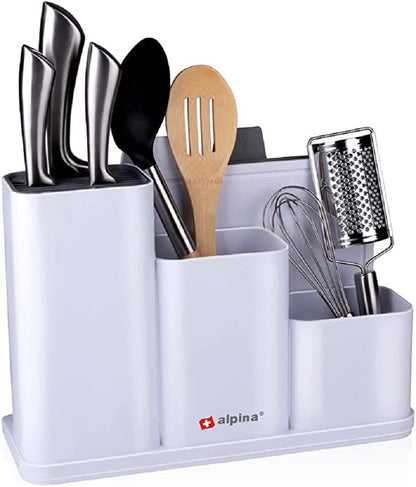Organizzazione cucina con taglieri, 34 x 13 x 23 cm, lavabile in lavastoviglie, bianco