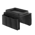 Vassoio Divano InnovaGoods Organizer 6 Tasche Nero