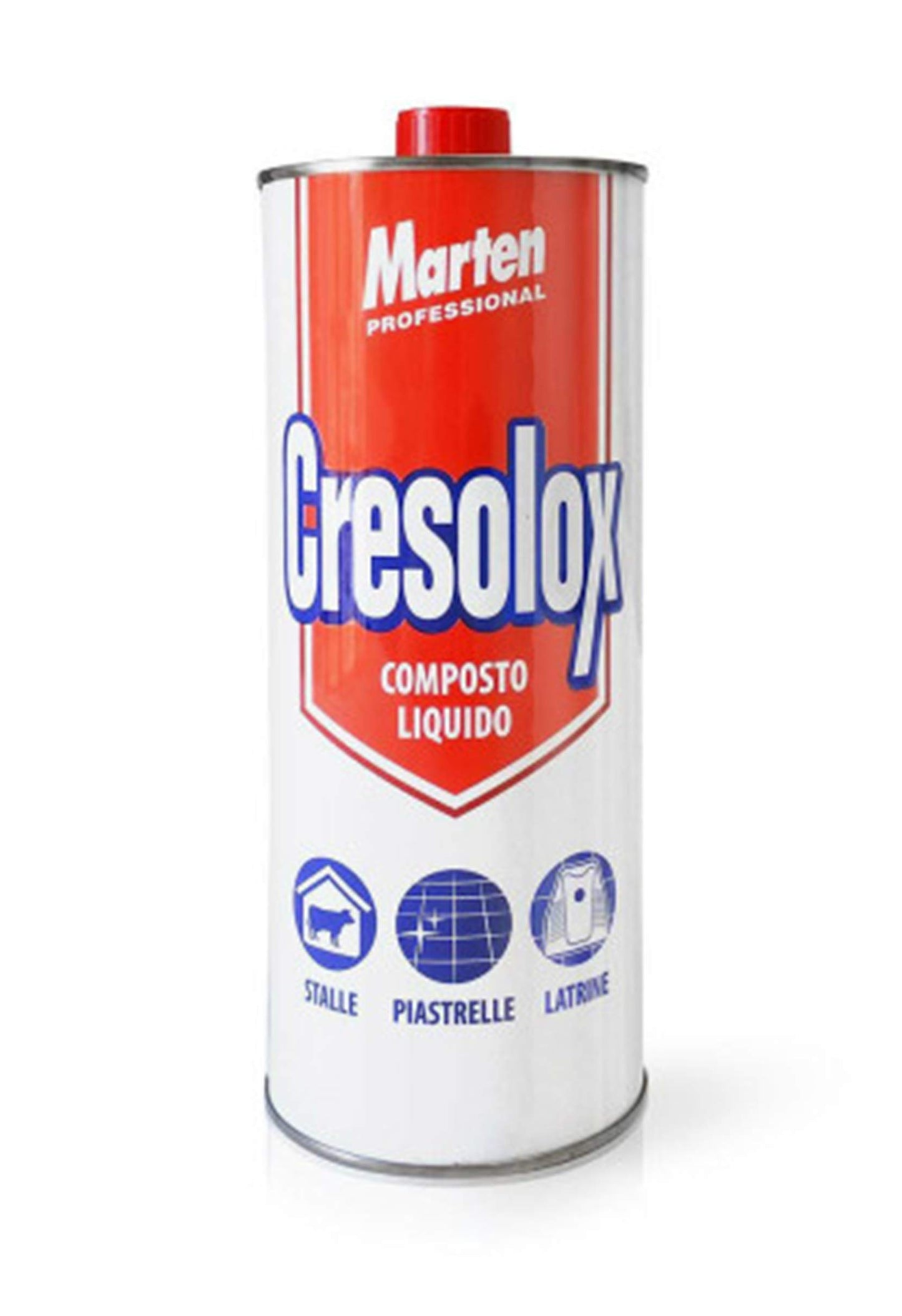 Cresolox Creolina Marten Désinfectant Professionnel 1 Litre - Nettoyant Liquide pour Environnements