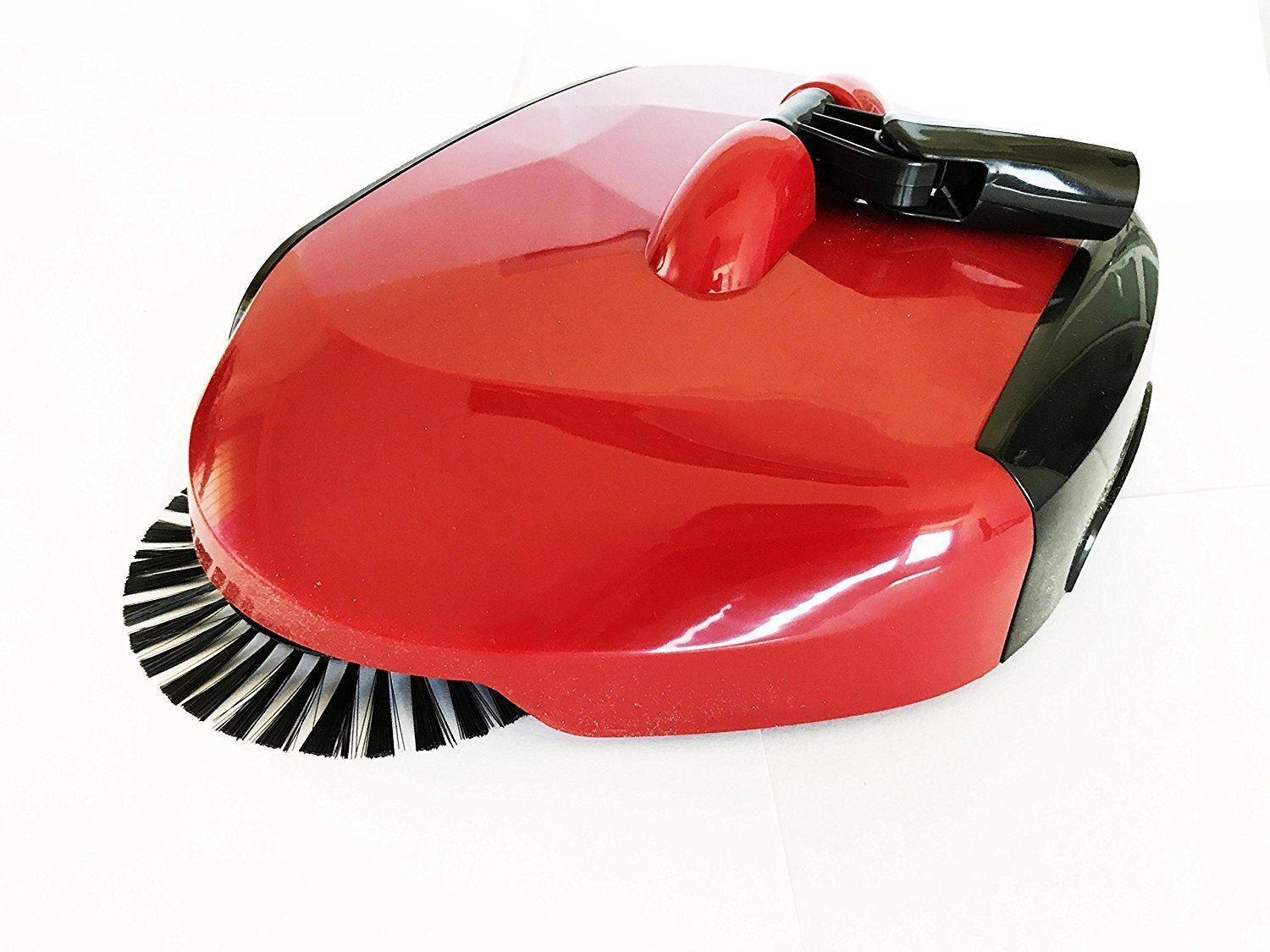 Spazzatrice Manuale 2 in 1 con Doppia Spazzola, Scopa Manuale Rotante a 360 Gradi per Pavimenti in Piastrelle di Legno, Compatta, Leggera, Facile da Pulire