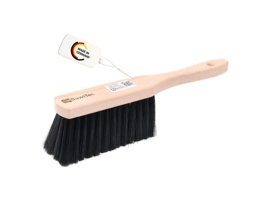 Scopetta in legno con impugnatura in legno, 28 cm, setole miste, prodotto industriale