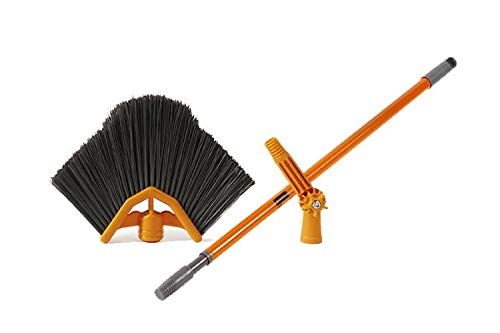 CORNER BRUSH WITH TELESCOPIC HANDLE EXTENDABLE TO 152 CM REACHES EVERY CORNER