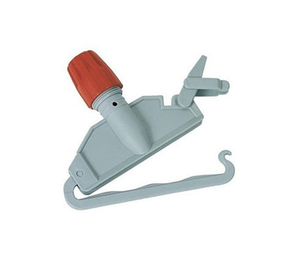 Set Mop Professionale Cotone 400g - 2 Ricambi + Manico Alluminio 140cm + Pinza - Lavapavimenti