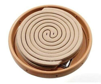 Bruciatore Terracotta Citronella Antizanzare - 6 Bobine Zampirone da 6 Ore