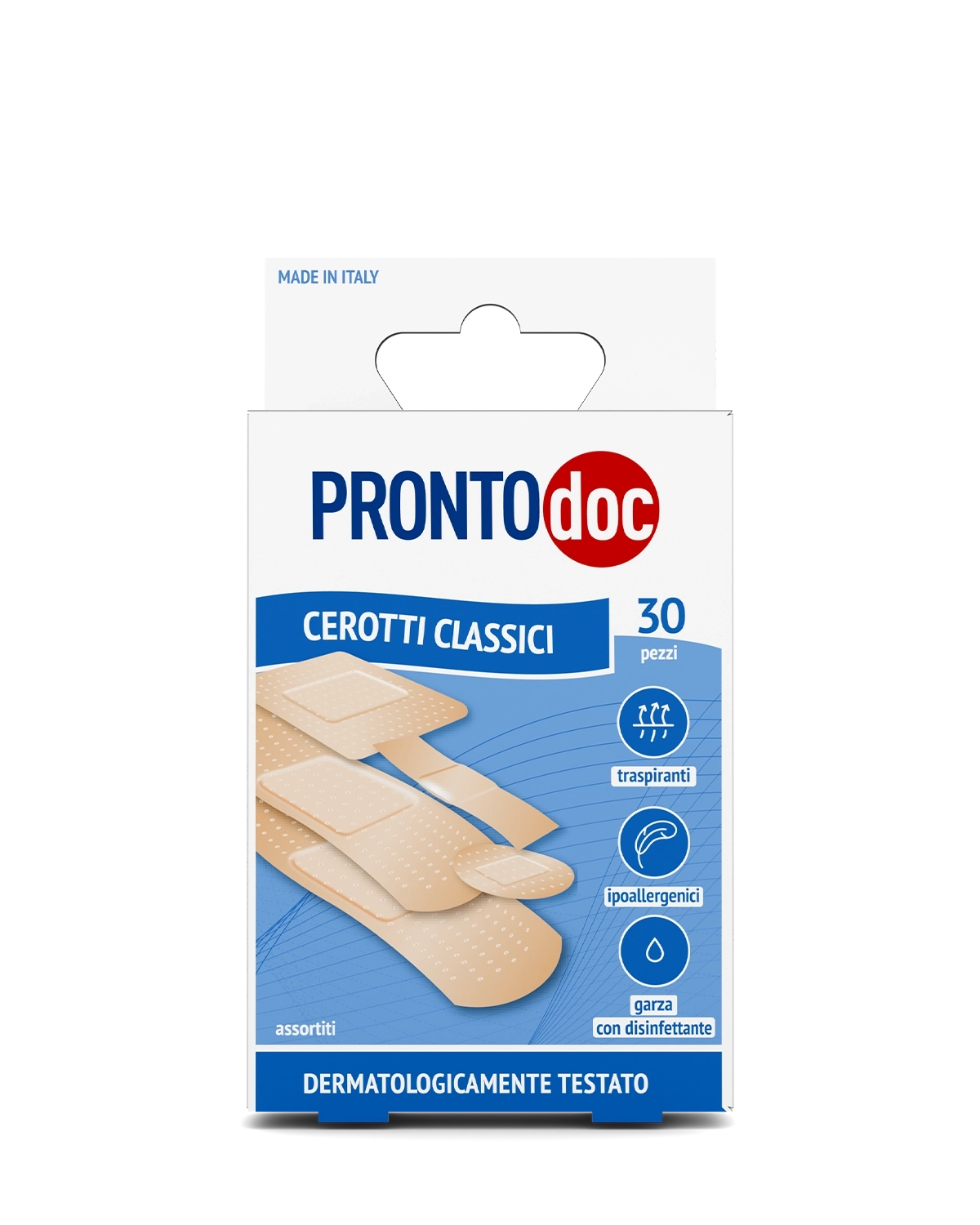 3 Confezione Cerotti Classici  Assortiti Pz 30 a Confezione|Pronto Doc