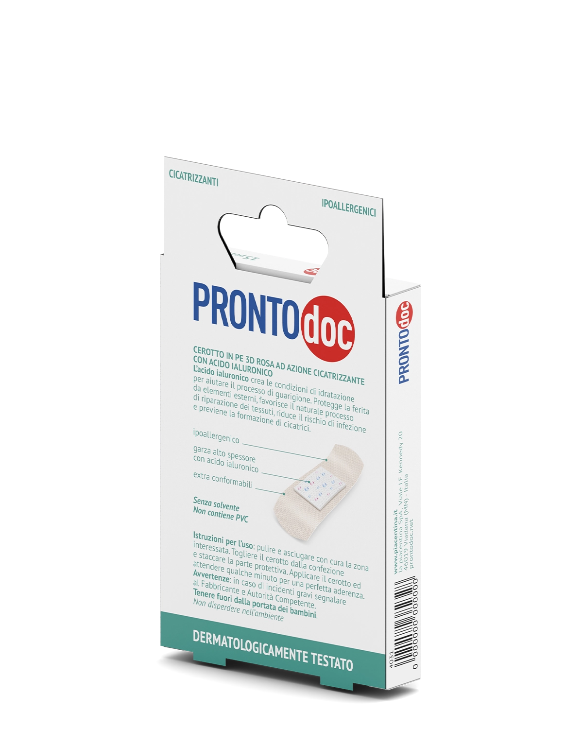 Patchs cicatrisants 7x2 cm, paquet de 15 patchs