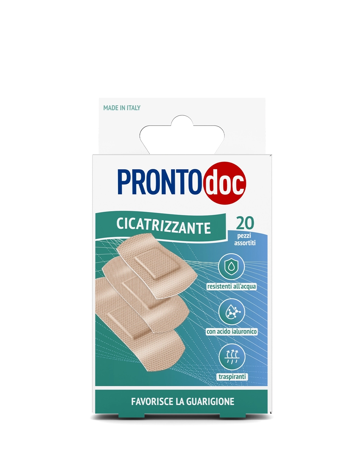 Patchs cicatrisants, paquet de 20 patchs assortis