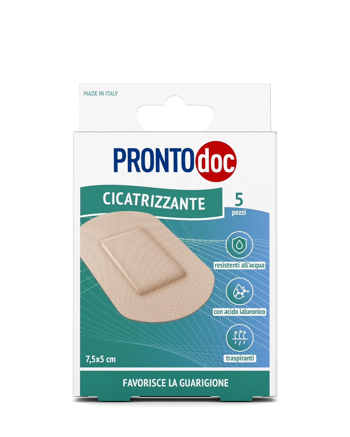 Patchs cicatrisants 7,5 x 5 cm, paquet de 5 patchs