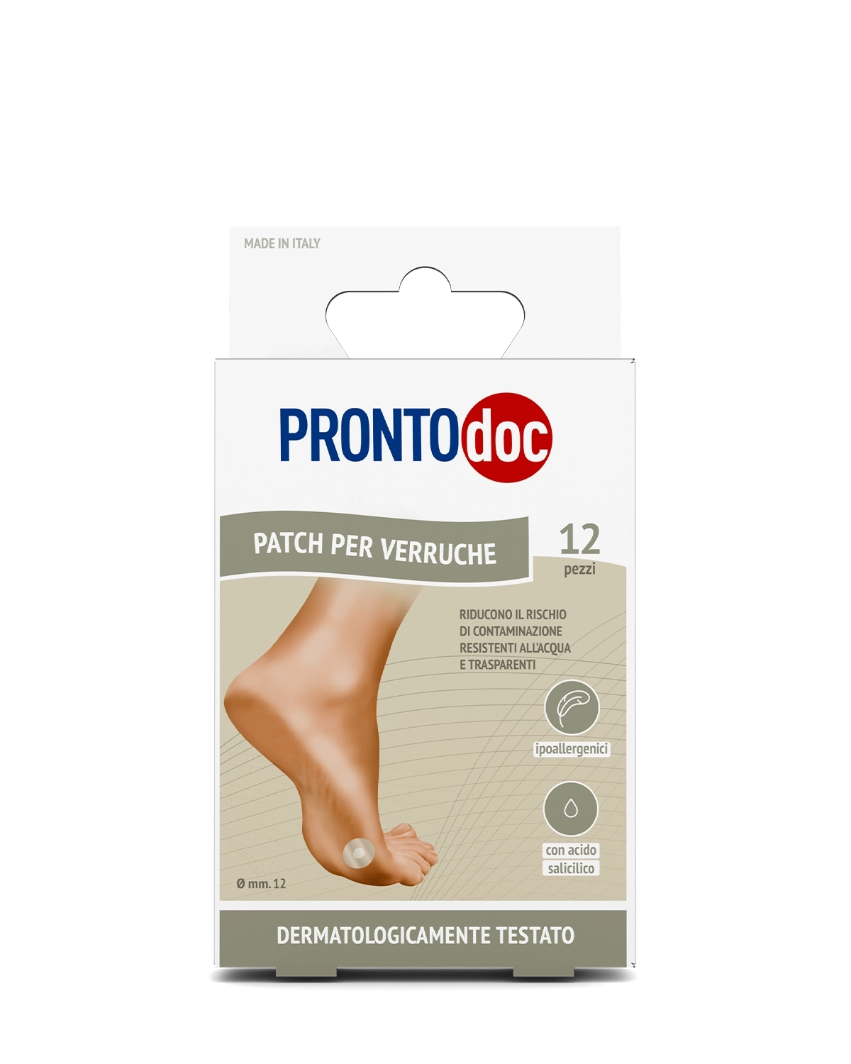 Pansements anti-verrues pour les mains et les pieds (12 pièces)