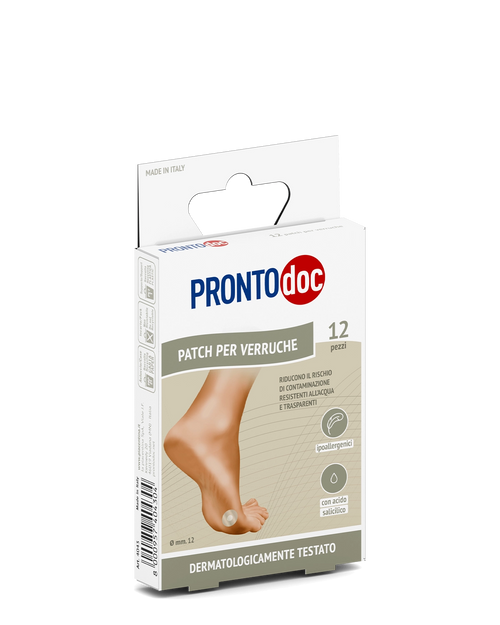 3 Confezione Cerotti per Verruche Mani e Piedi Pronto Doc - da 12 Pz.