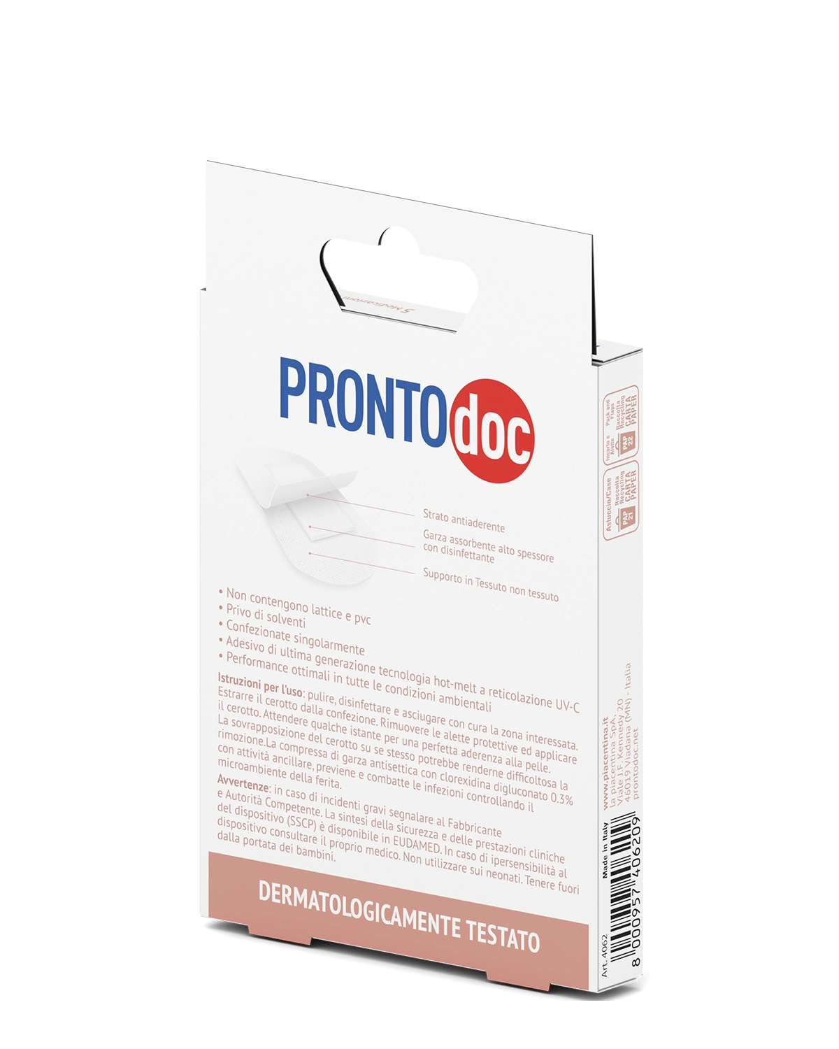 3 Confezione Cerotti delicati XL 5×7,5 cm – 5 pezzi| Pronto Doc