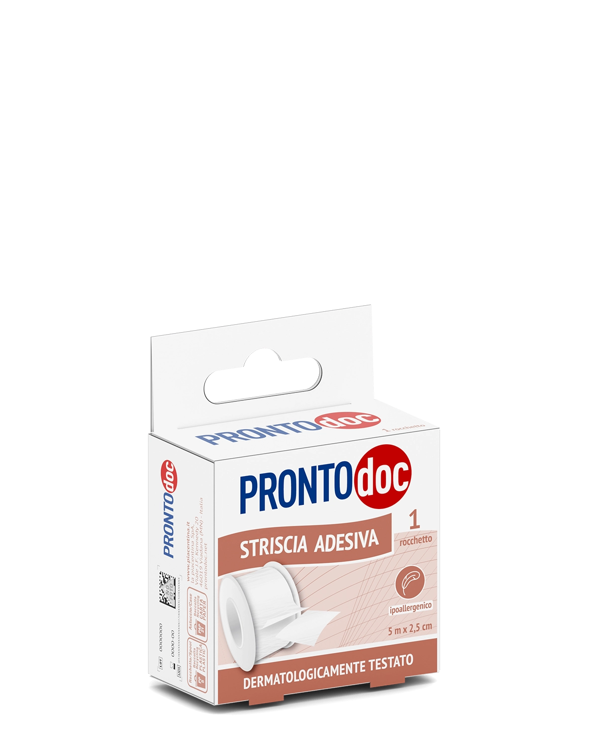 2 Confezioni di Cerotto a Rocchetto TNT Da 5 mt. x 2,5 cm.