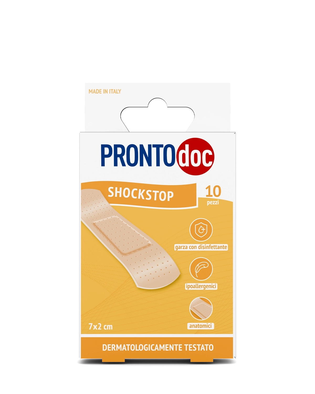 3 Confezione Cerotti Shockstop anatomici 7×2 cm – 10 pezzi | Pronto Doc