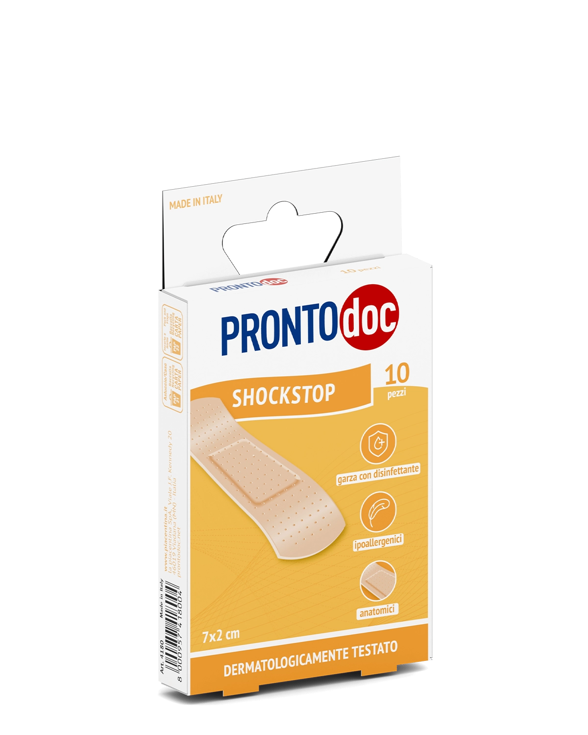 3 Confezione Cerotti Shockstop anatomici 7×2 cm – 10 pezzi | Pronto Doc
