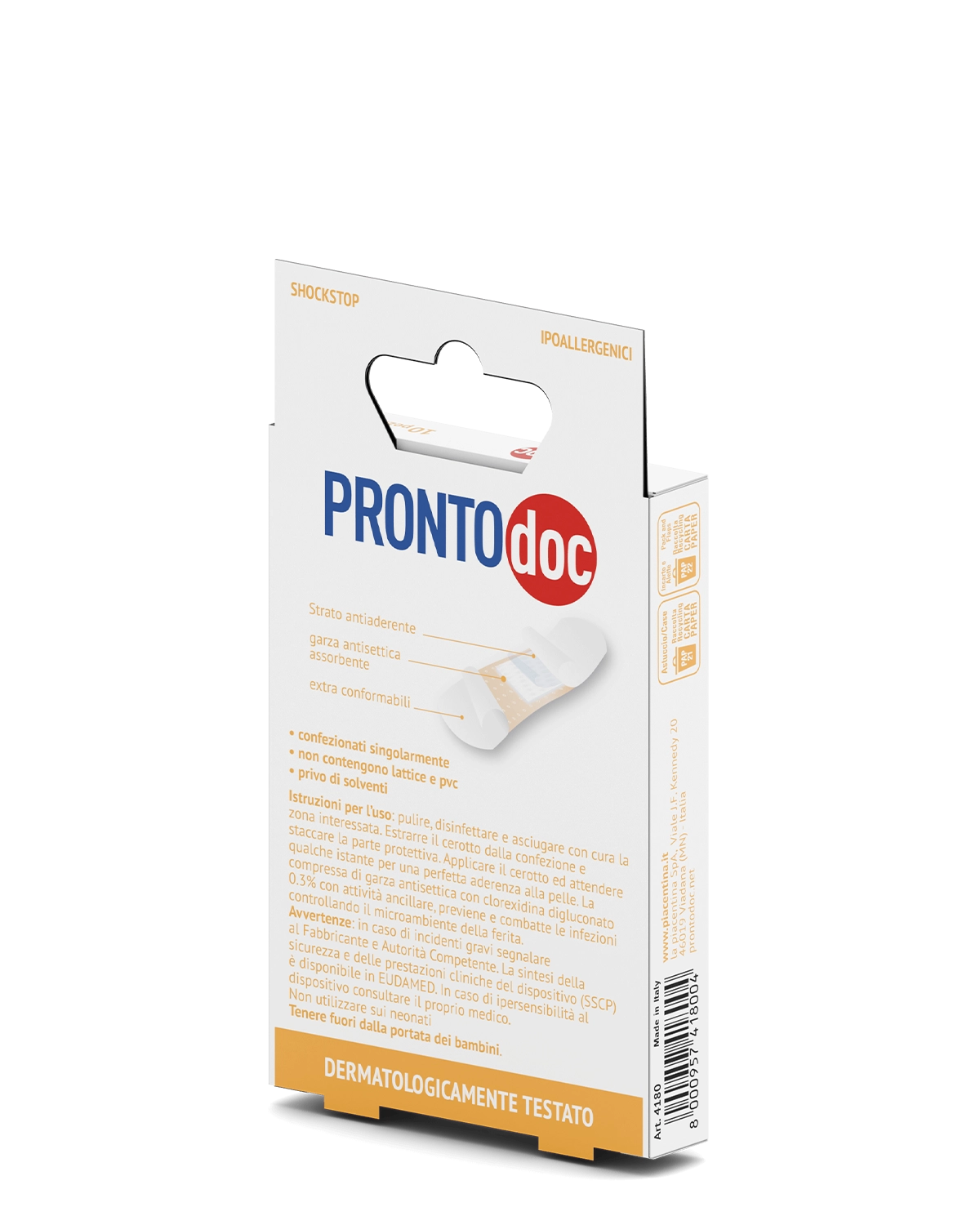 3 Confezione Cerotti Shockstop anatomici 7×2 cm – 10 pezzi | Pronto Doc