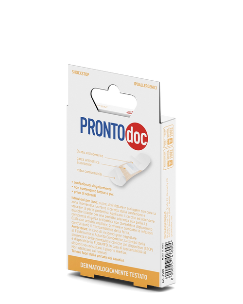 3 Confezione Cerotti Shockstop anatomici 7×2 cm – 10 pezzi | Pronto Doc