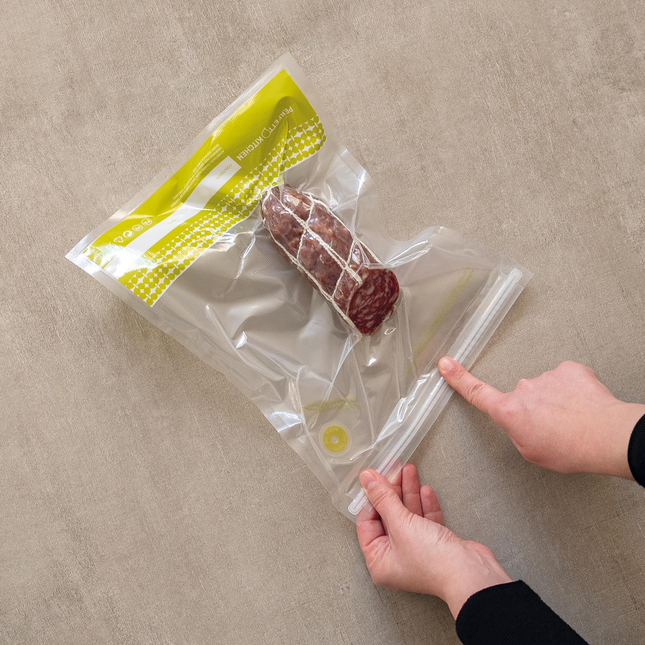 Frescovuoto collection vacuum-sealed fridge bag, 25x34 cm - L - pack of 6