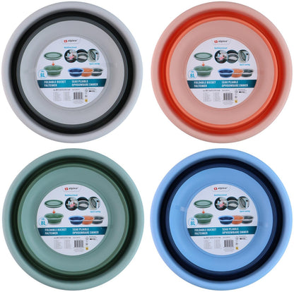 Bacinella Pieghevole Salvaspazio 8L - Secchio Multiuso ALPINA