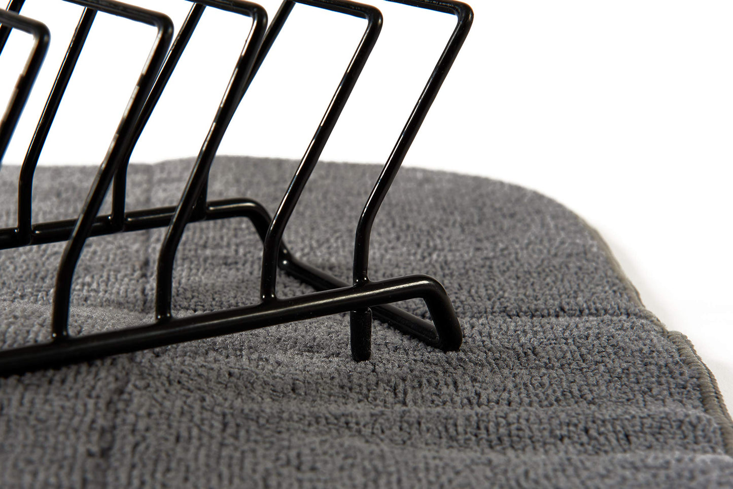 Égouttoir à vaisselle en microfibre avec grille à 9 compartiments