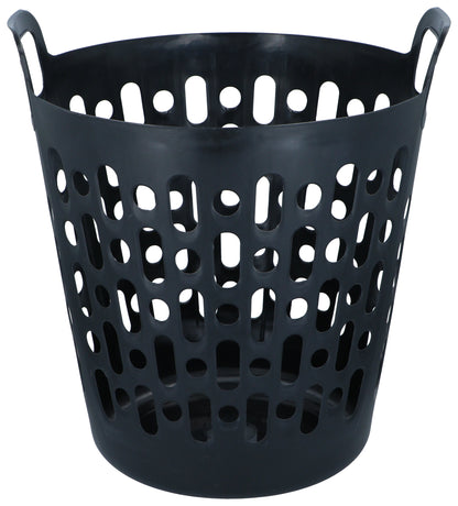 Cesto Portabiancheria 45L con Manici Ergonomici - Cesto Bucato Ovale Traforato - 4 Colori Disponibili - Ideale per Casa e Bagno