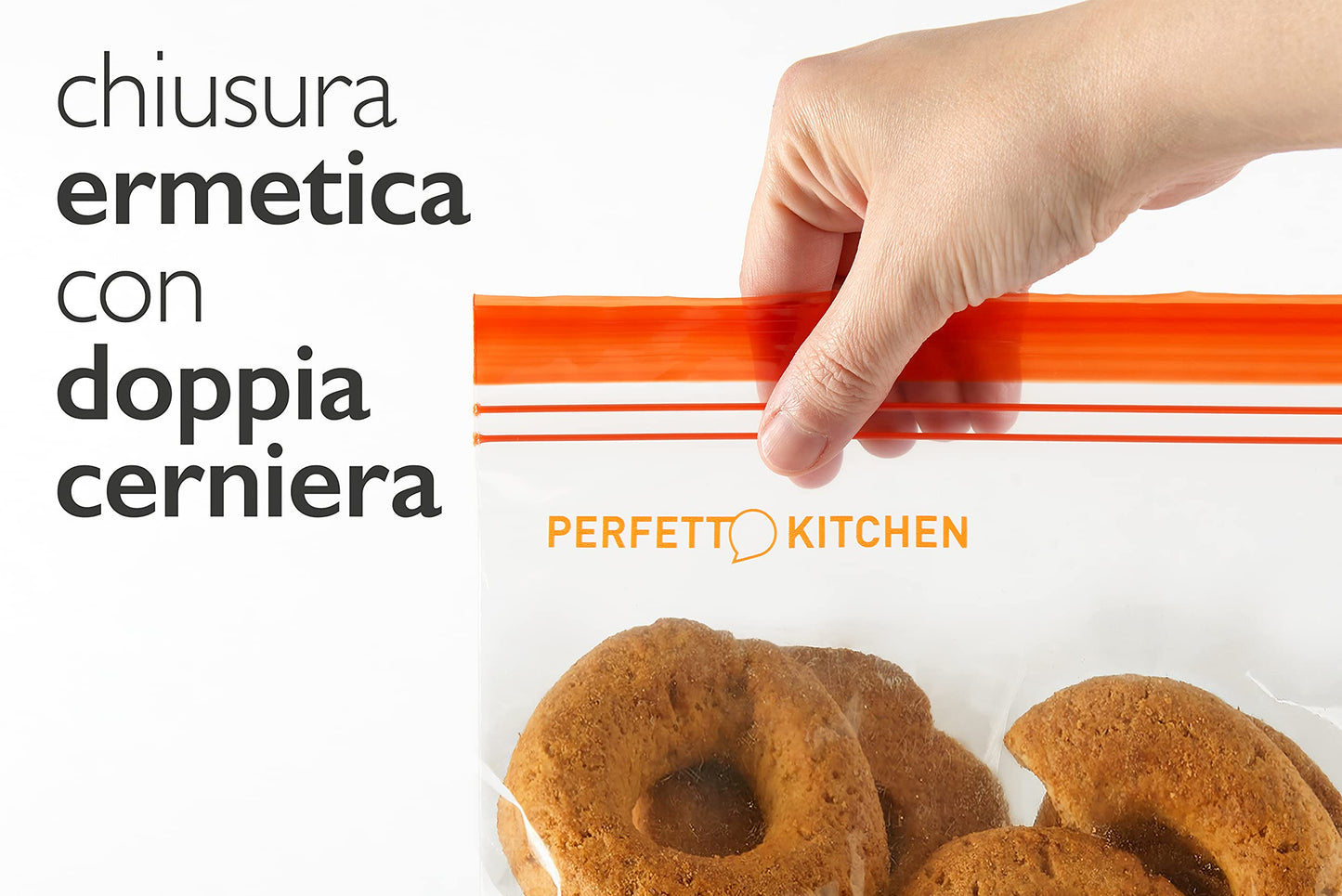 Buste Frigo Congelatore Frescofood 24x27,5cm - Confezione 15 Pezzi - Misura M