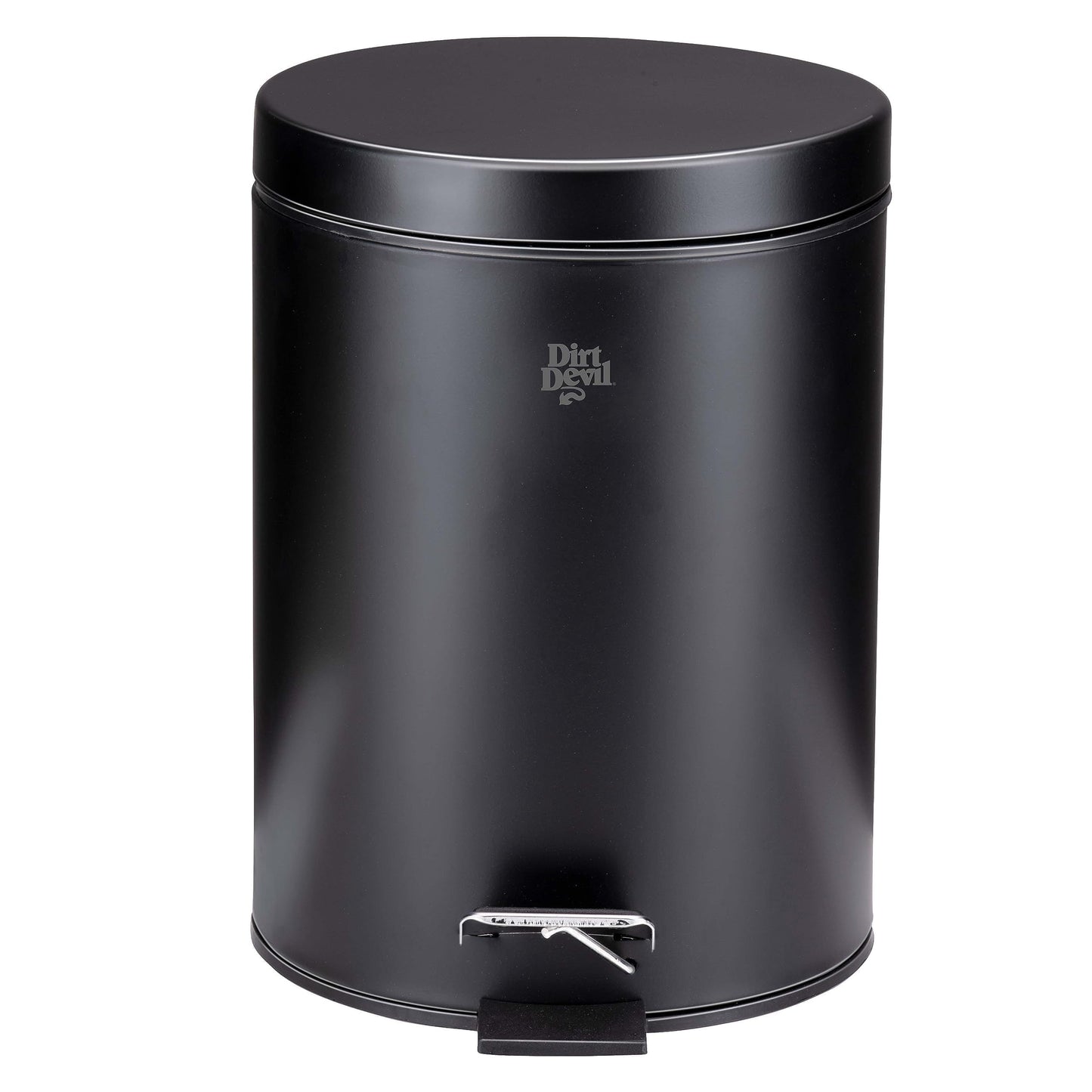 Poubelle à pédale Dirt Devil en acier inoxydable à fermeture douce pour la cuisine