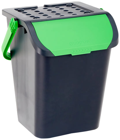 Pattumiera Ecoplast 35L Raccolta Differenziata - Apertura a Libro Made in Italy