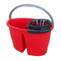 Secchio Doppia Vasca con Strizzatore 18L - Sistema di Pulizia Professionale