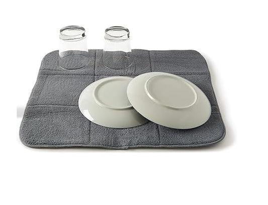 Tappetino Scolapiatti in Microfibra Superassorbente, 40 x 50 cm, Colori Assortiti (2)