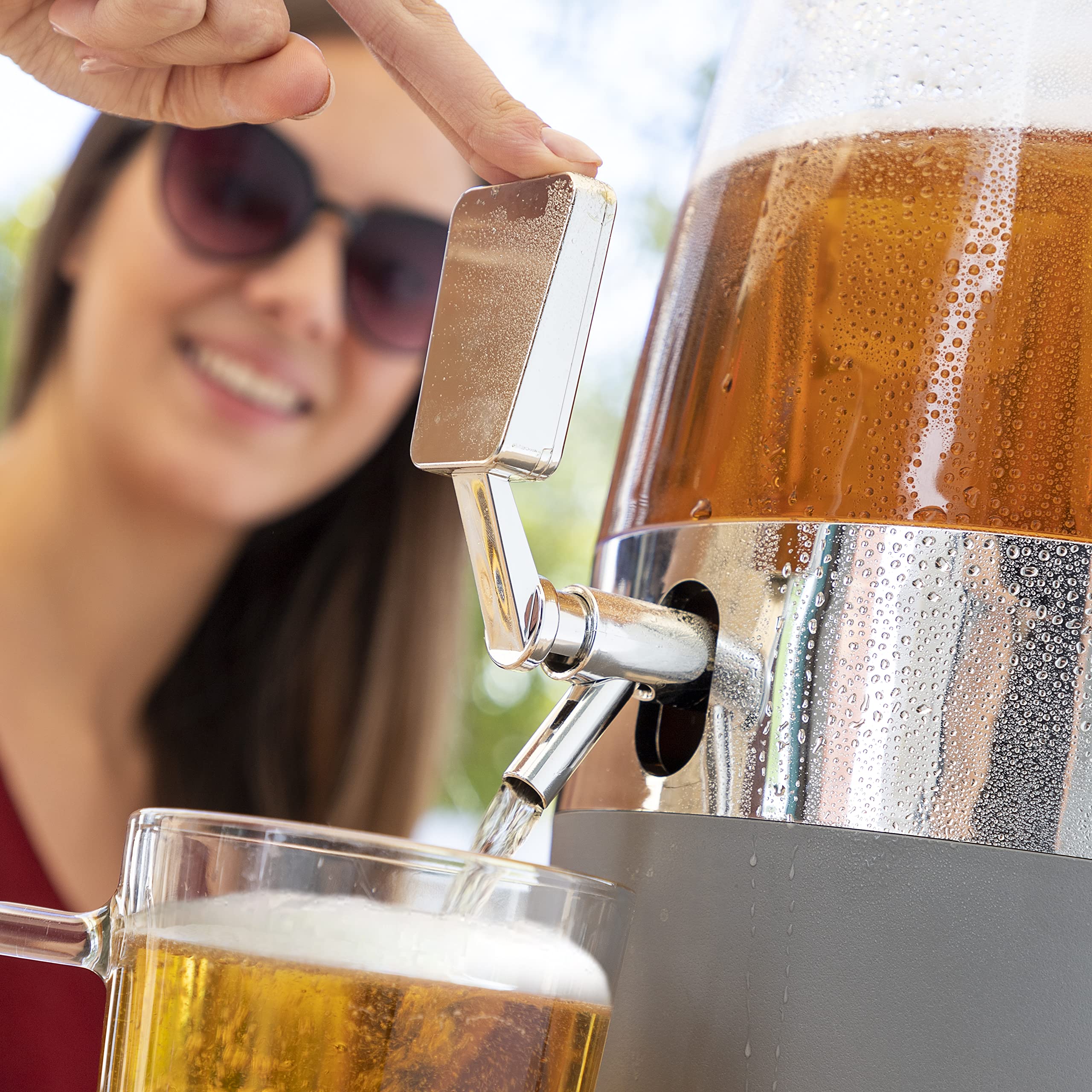 Spillatore Birra InnovaGoods 4L Raffreddamento a Sfera