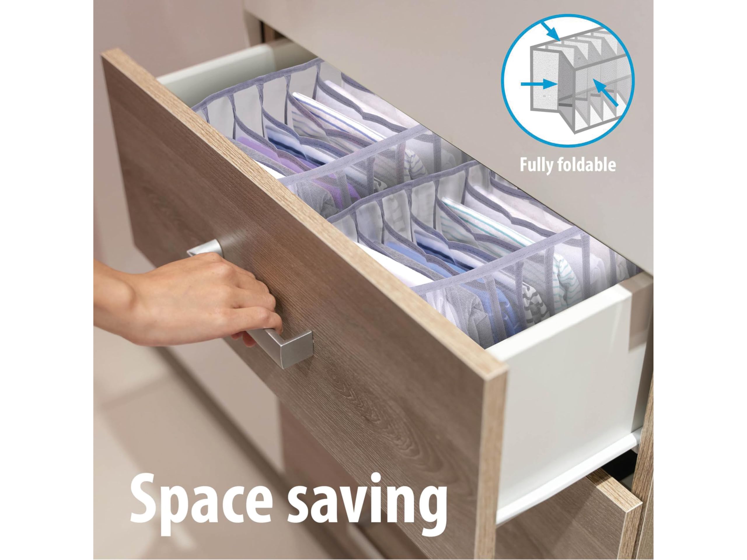 Organizer Alpina 9 Scomparti 36x25x20cm Armadio Vestiti
