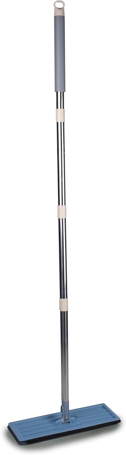 Set Mocio e Secchio con 2 Panni Microfibra - Rotazione 360°